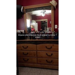 6 Drawer with mirror !